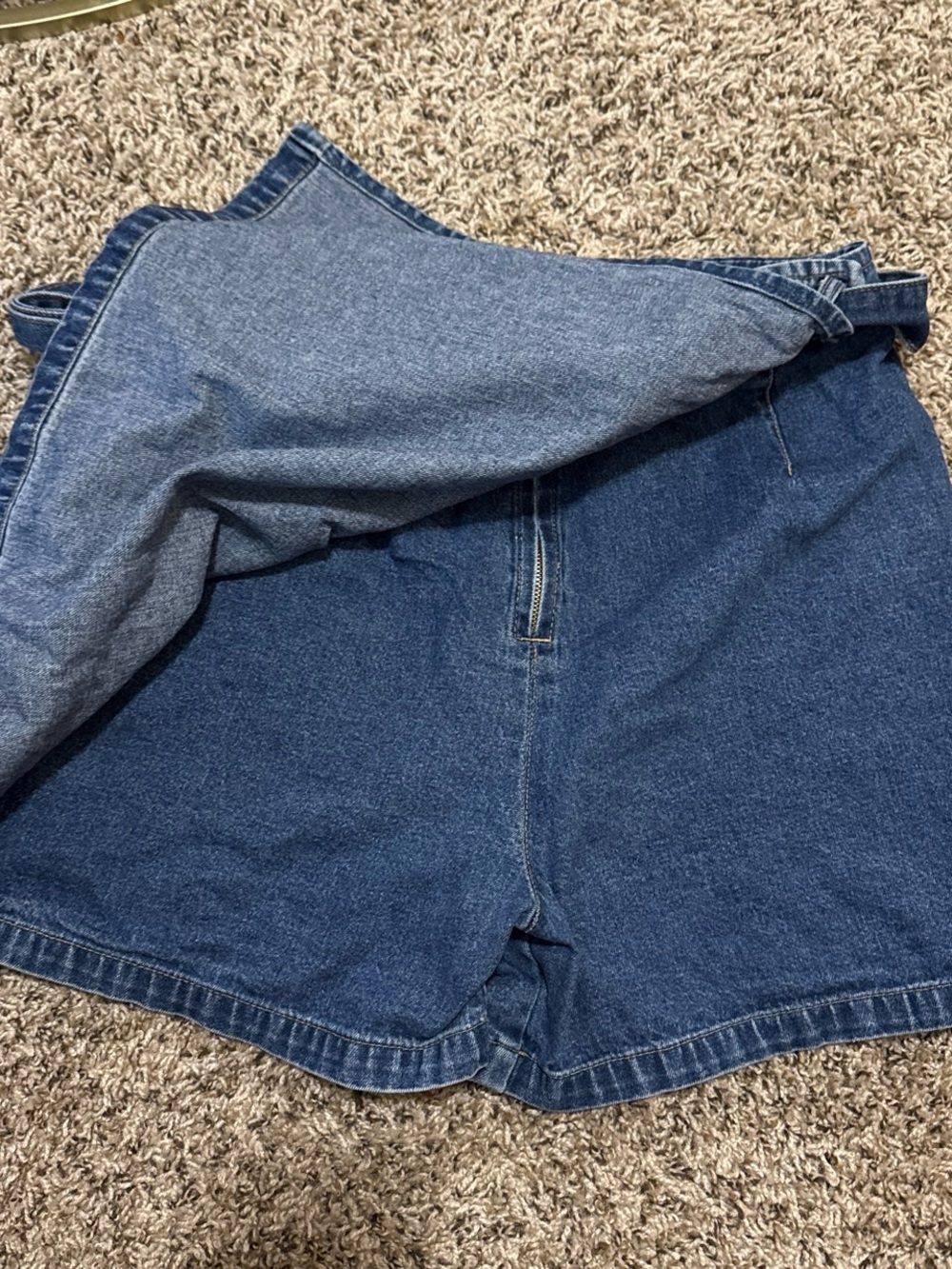 Vintage Route 66 Jean Skort - Picture 2 of 4